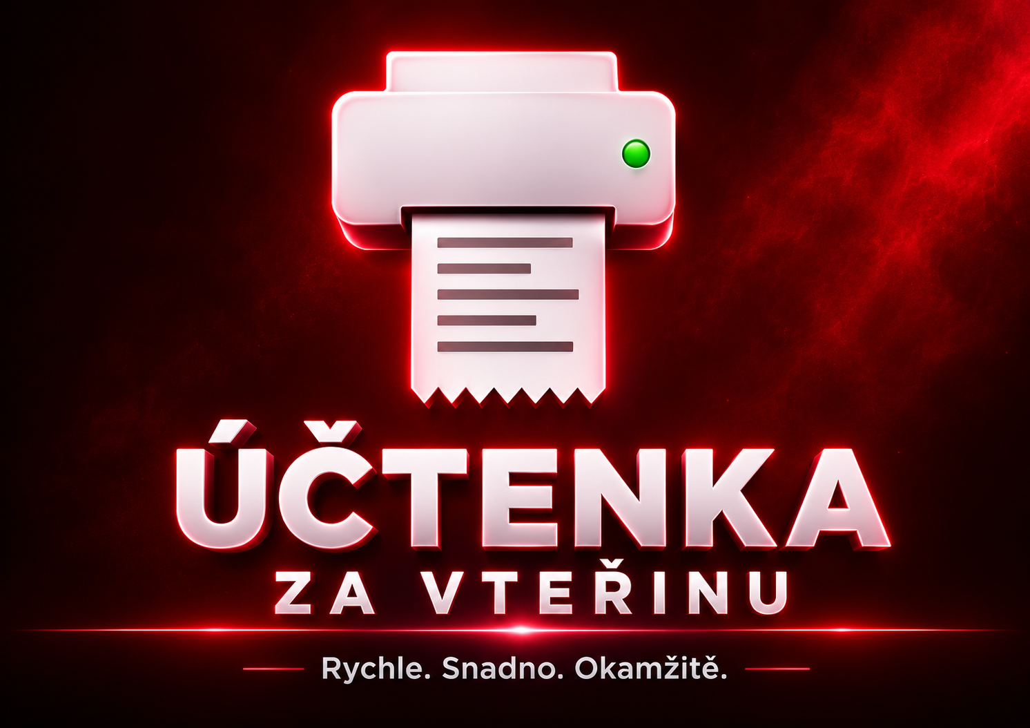 Tisk účtenek za vteřinu